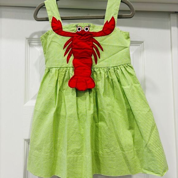 Lobster Appliqué Dress from Simply Smock of New York Size 12 months EUC - Picture 1 of 5